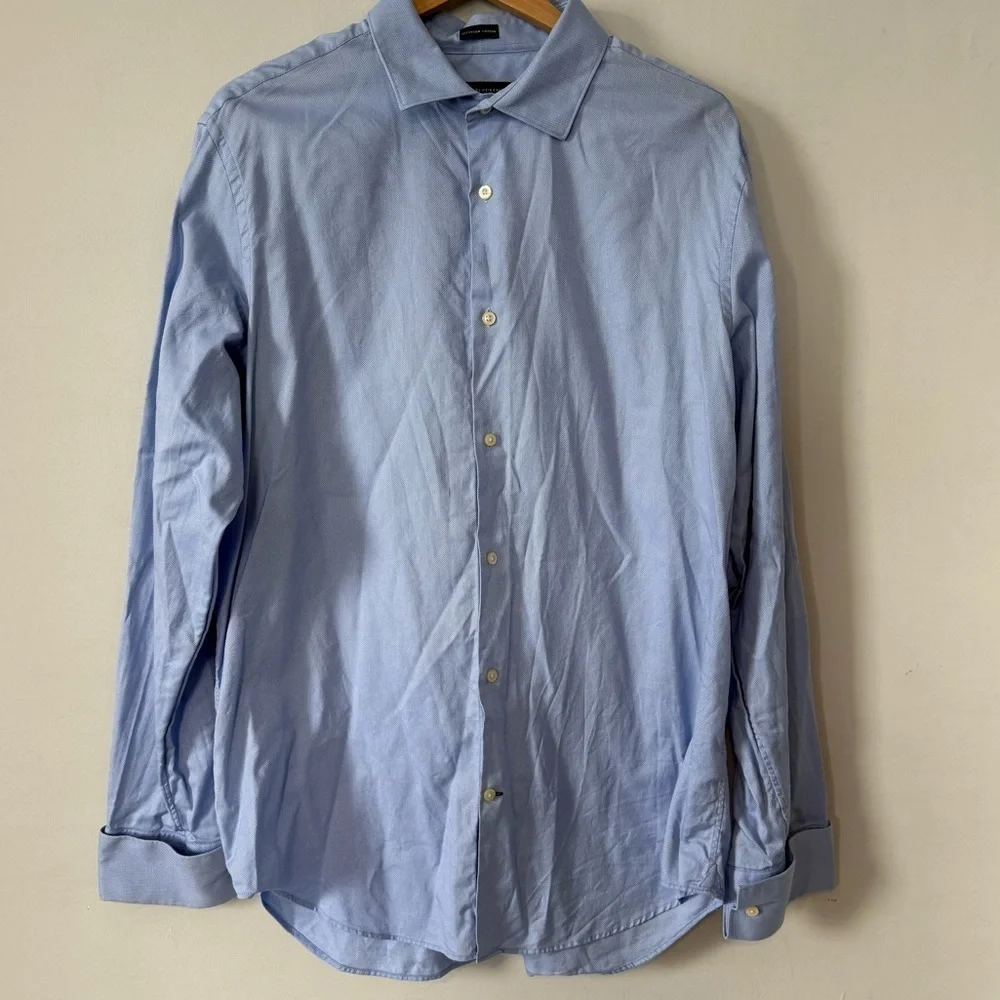 Banana Republic Egyption Cotton Button Down Dress Shirt, Size XL, 17-17.5